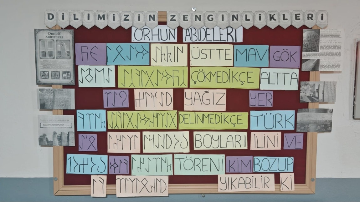 Dilimizin Zenginlikleri Kapsamında Yapılan Etkinliklerimiz